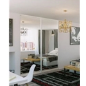 Bi-Pass Mirror Closet Doors Steel Frame SOLAR