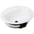 Porcelain Steel Lavatory Sink