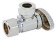 Angle Stop Valve Multi-Turn  Heavy Brass  Construction Chrome Finish
