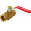 1/4 Turn Brass Ball Valve 200 PSI, Female C x C  Lead Free