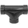 ABS Two Way Clean-out Tee  Hub x Hub x Hub