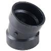 ABS Elbow 22 1/2 Degree Hub x Hub