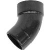 ABS Street Elbow 22 1/2 Degree Hub x Spigot