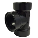 ABS Cleanout Tee Hub x Hub x Feamle Pipe Thread