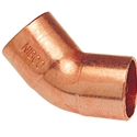 Copper Elbow 45 Degree Copper x Copper
