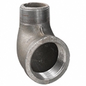 45 Degree Galvanized Banded Street Elbow