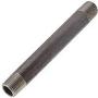Black Pipe Nipple 1/2" Diameter