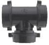 Plastic Tubular 3 Way Slip Tee, 1 1/2”