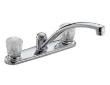 Delta Two Crystal Handle Kitchen Faucet
