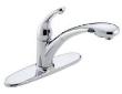 Delta Single Lever Handle Kitchen Faucet with Pullout Gourmet Sprayer - 470 DST
