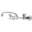 Wall Mount Two Handle Kitchen Faucet