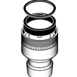 Faucet Aerator Snap Nipple