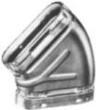 Sheet Metal Flat Oval Vent Elbow