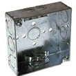Metal Wiring Boxes & Covers - 4" Square Outlet Box