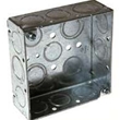 Metal Wiring Boxes & Covers - 4" Square Outlet Box - Deep