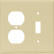 Wall Plates-Toggle Switch/Duplex Receptacle Plate