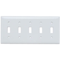 Wall Plate-Five Gang Switch Plate