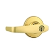 Commercial Door Locks - Polished Brass UL Listed Lever Lockset for Handicap Use