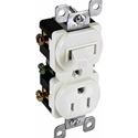Combination Devices - Single Pole Quiet Switch & Grounded Receptacle