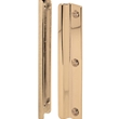 Door Protection - Polished Brass Latch Guard