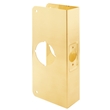 Single Door Reinforce- Polished Brass