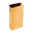 Door Protection - 9" Polished Brass Blank Door Reinforcer