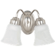 Entry & Hallway Wall - Satin Nickel with Frosted Glass