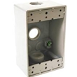 Weatherproof Wiring Boxes & Covers - Single Gang Boxes