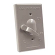 Weatherproof Wiring Boxes & Covers - Single Gang Lever Switch Cover