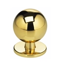 Cabinet Hardware - Ball Cabinet Knob with Backplate