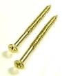 Nails & Fasteners - Flat Head Brass Wood Screw