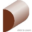 Pine Half Round - 8' Lengths