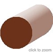 Douglas Fur Full Round - 1 3/8" Diameter