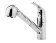 Traditional Pull Out Kitchen Faucet polished Chrome