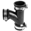 Flexible Rubber Drain Sanitary Tee Coupling