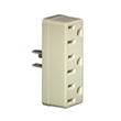 3-Wire Adapters and Power Strips - Grounding Plug-In Triple Outlet