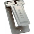 Weatherproof Wiring Boxes & Covers - Single Gang GFI Receptacle Flip Cover