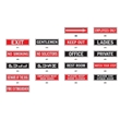 Press on Alumimum Signs 2" x 8"