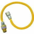 3/8" Gas Connector 1/2" MIP x 1/2" FIP-Coated