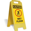 Stand Up Wet Floor Sign