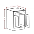 Vanity Sink Base Cabinet
