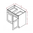 Vanity Cabinet - Vanity Sink Drawer Base Cabinet
