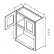 Wall Cabinet - Wall Microwave Cabinet