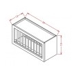 Wall Cabinet - Wall Plate Rack Cabinet
