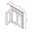Base Cabinet - Corner Sink Base Front