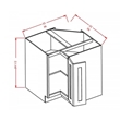 Lazy Susan Cabinet - 1 Door