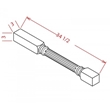 fluted decorative leg