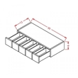 wall spice drawer