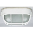 Outdoor Security Lighting - Outdoor Oval Bulkhead Light Fixture