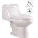 Toilet Elongated Dual Flush One Piece  12" 1.28 GPF